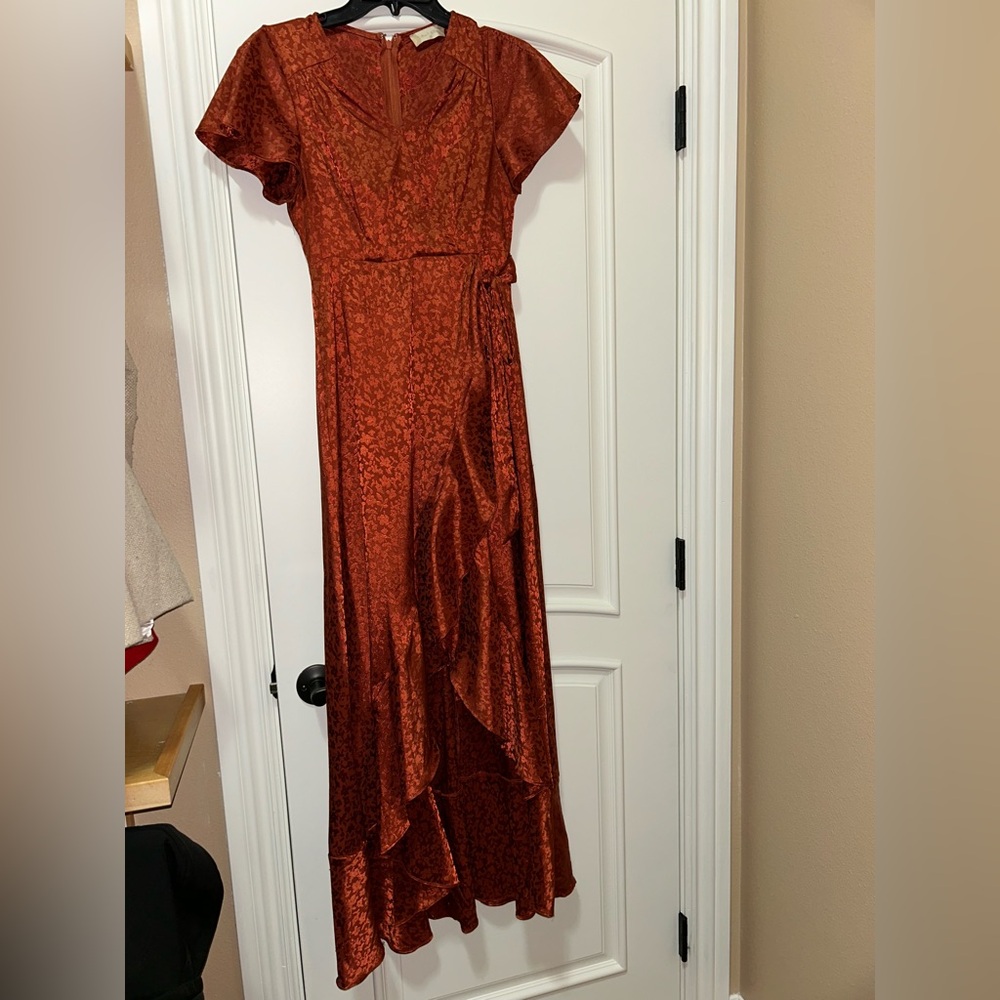 BURNT ORANGE ALTARD STATE DRESS